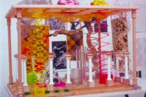 Model for Interdisciplinary Installation, G-d's Desire-Swags and Swoons (View 1), 1999