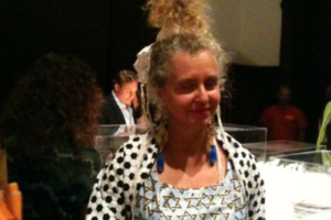 Cheselyn at the Opening Event of Reinventing Ritual at The Jewish Museum NYC, 2009